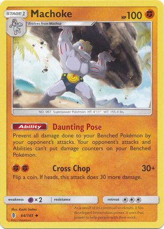 Machoke - 64/145 - Uncommon