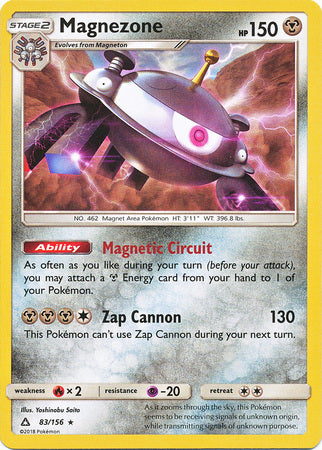 Magnezone - 83/156 - Rare Theme Deck Pre-Release non holo