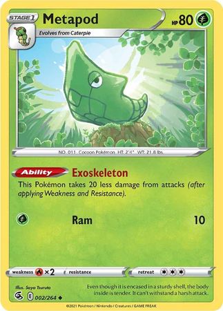 Metapod - 2/264 - Uncommon