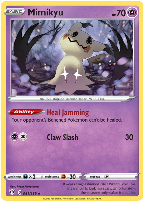 Mimikyu - 81/189 - Rare