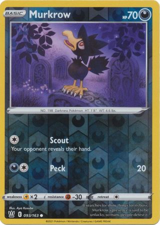 Murkrow - 93/163 - Common Reverse Holo