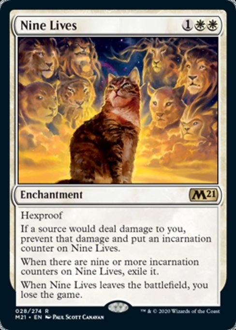 Nine Lives - 28/274 - Rare Foil