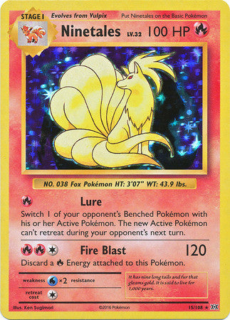 Ninetales - 15/108 - Holo Rare