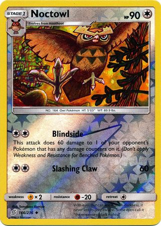 Noctowl - 166/236 - Uncommon Reverse Holo