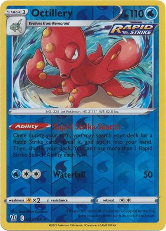 Octillery - 37/163 - Holo Rare Reverse Holo