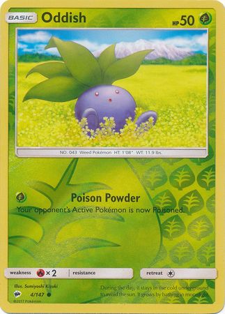 Oddish - 4/147 - Common Reverse Holo