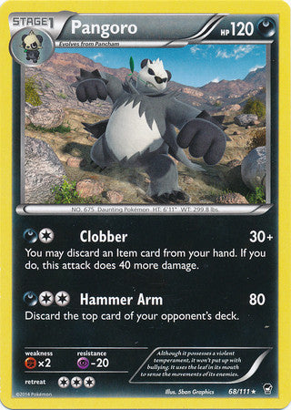 Pangoro - 68/111 - Rare