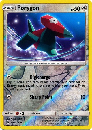 Porygon - 154/214 - Common Reverse Holo