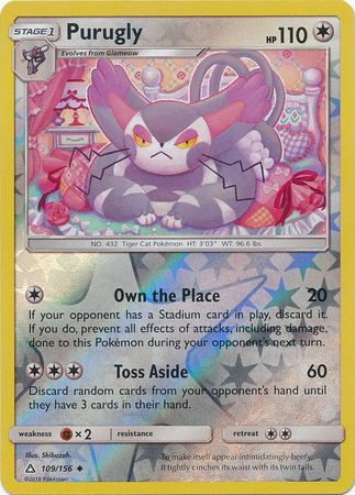 Purugly - 109/156 - Uncommon Reverse Holo