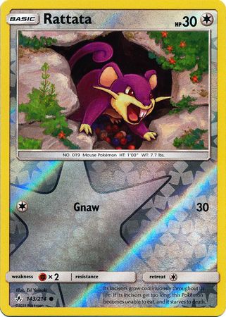 Rattata - 143/214 - Common Reverse Holo