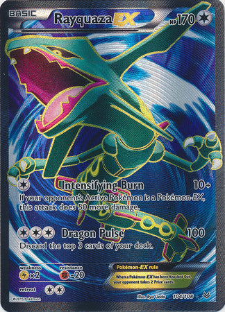 Rayquaza Ex Full Art - 104/108 - Ultra Rare