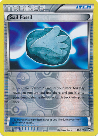 Sail Fossil - 98/111 - Uncommon Reverse Holo