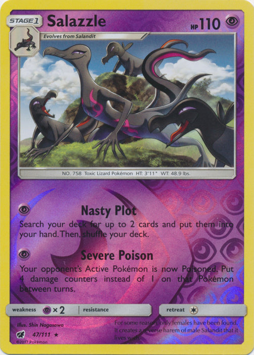 Salazzle - 47/111 - Holo Rare Reverse Holo