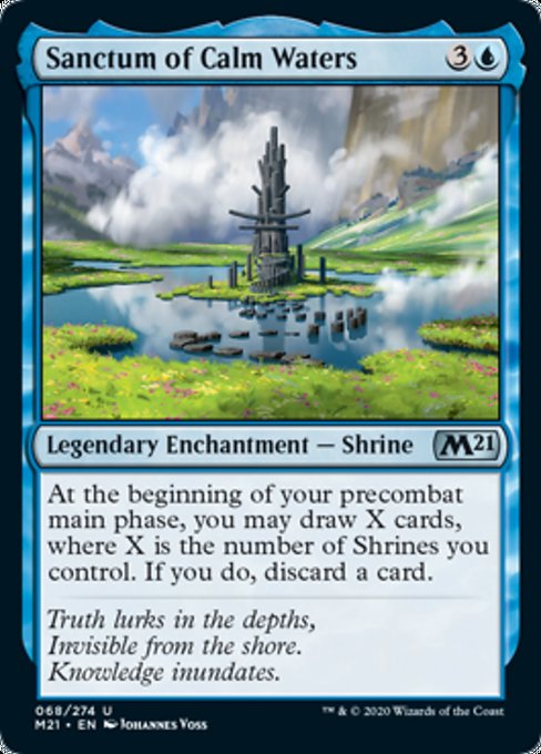 Sanctum of Calm Waters - 68/274 - Uncommon Foil