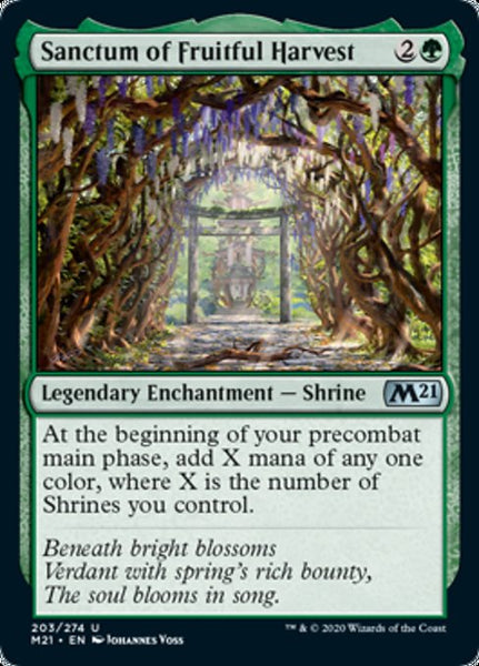 Sanctum of Fruitful Harvest - 203/274 - Uncommon Foil