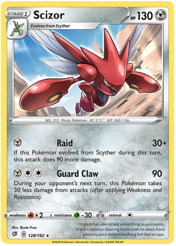 Scizor - 128/192 - Rare