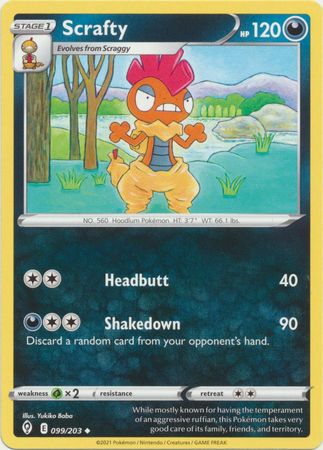 Scrafty - 99/203 - Uncommon