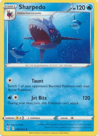 Sharpedo - 36/203 - Rare