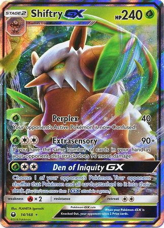 Shiftry GX - 14/168 - Ultra Rare