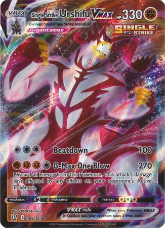 Single Strike Urshifu VMAX - 86/163 - Ultra Rare