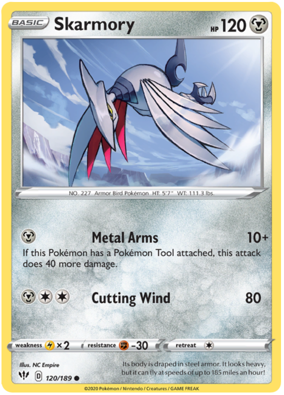 Skarmory - 120/189 - Common