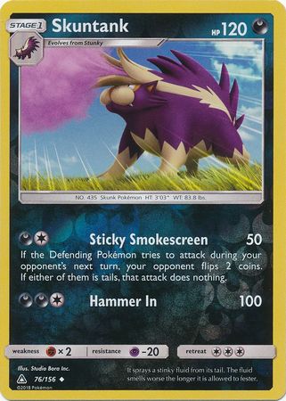 Skuntank - 76/156 - Uncommon Reverse Holo