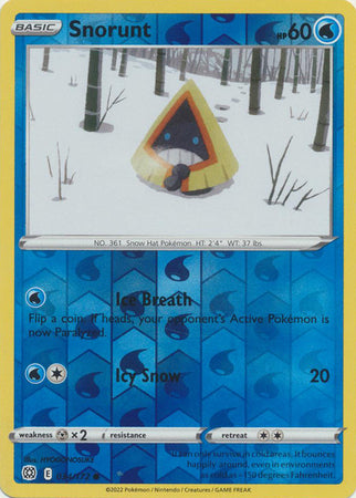 Snorunt - 34/172 - Common Reverse Holo