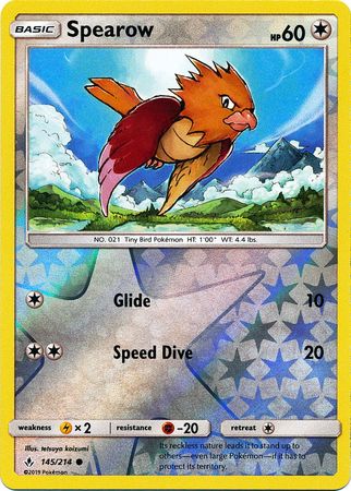 Spearow - 145/214 - Common Reverse Holo