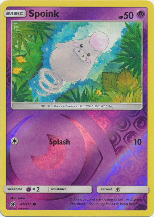 Spoink - 41/111 - Common Reverse Holo