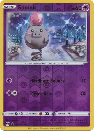 Spoink - 55/163 - Common Reverse Holo