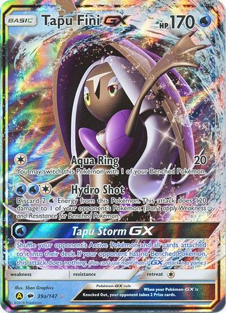 Tapu Fini GX - 39a/147 - Promo Ultra Rare