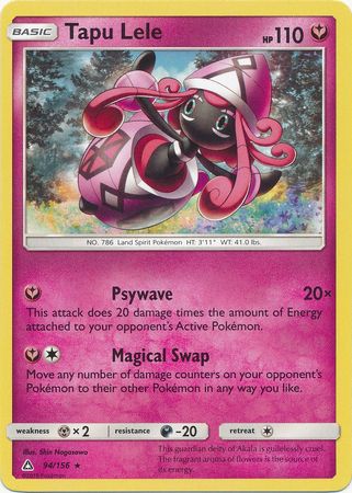 Tapu Lele - 94/156 - Rare