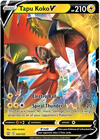 Tapu Koko V - 50/163 - Ultra Rare