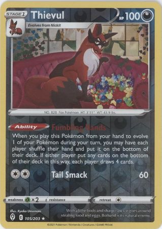 Thievul - 105/203 - Rare Reverse Holo