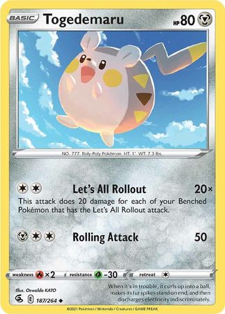 Togedemaru - 187/264 - Uncommon