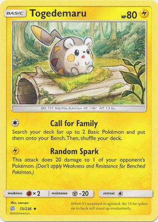 Togedemaru - 73/236 - Uncommon