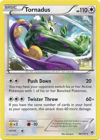 Tornadus - 86/111 - Rare