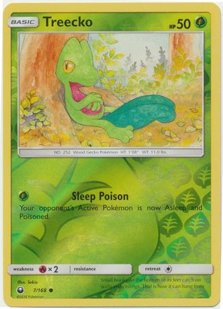 Treecko - 7/168 - Common Reverse Holo