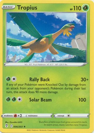 Tropius - 6/203 - Rare