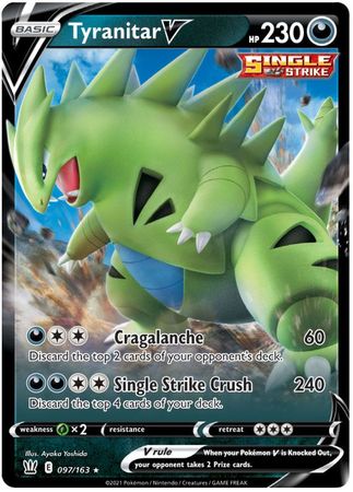 Tyranitar V - 97/163 - Ultra Rare