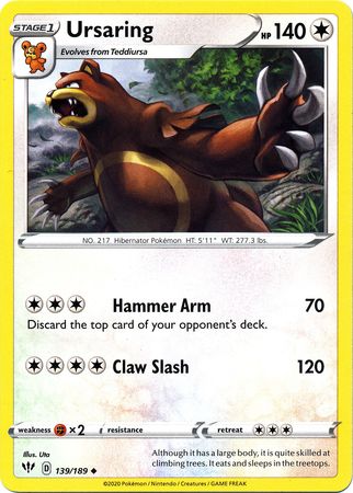 Ursaring - 139/189 - Uncommon