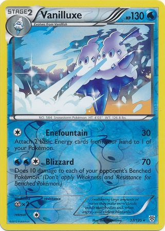 Vanilluxe - 37/135 - Rare Reverse Holo