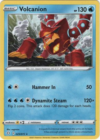 Volcanion - 25/72 - Rare