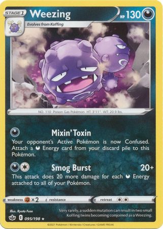 Weezing - 95/198 - Rare