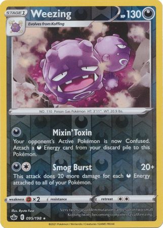 Weezing - 95/198 - Rare Reverse Holo