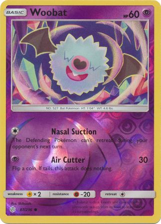 Woobat - 87/236 - Common Reverse Holo