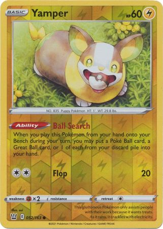 Yamper - 52/163 - Common Reverse Holo