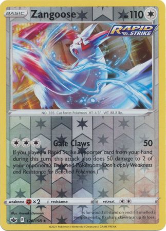 Zangoose - 120/198 - Rare Reverse Holo