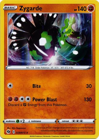 Zygarde - 28/73 - Holo Rare